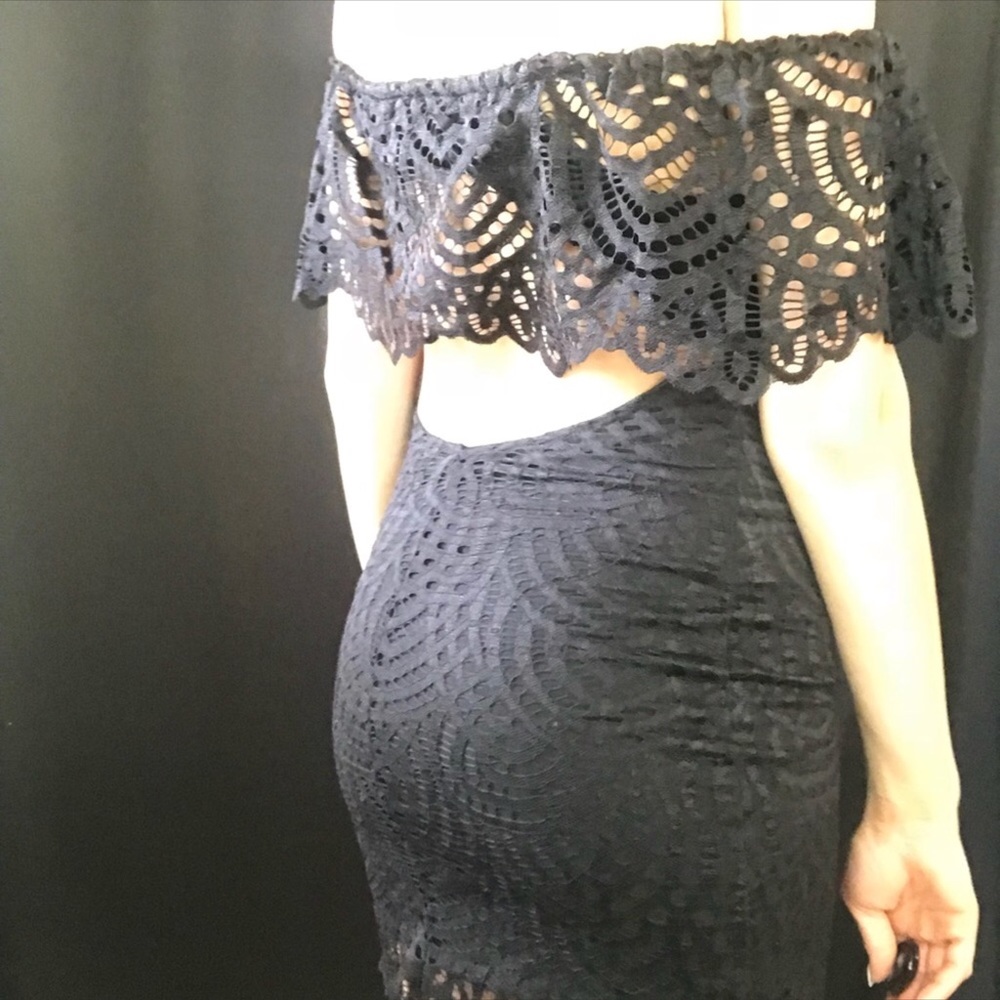 Black Off The Shoulder Dress
